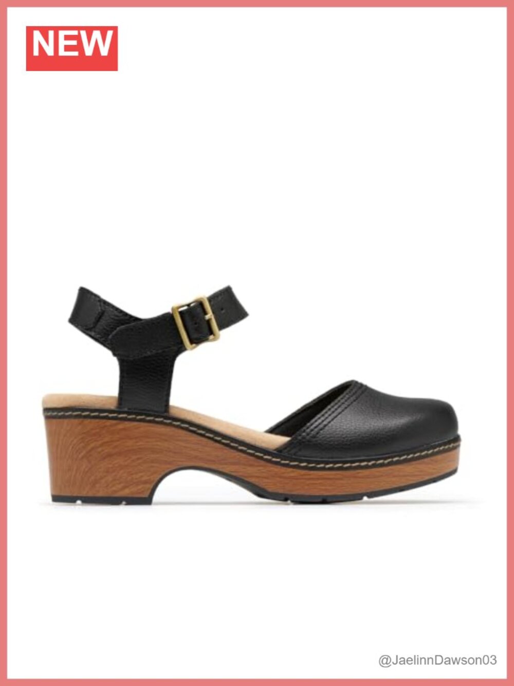 Clarks Paizlee Ria Wedge Sandals Leather TPR Sole Ultimate Comfort